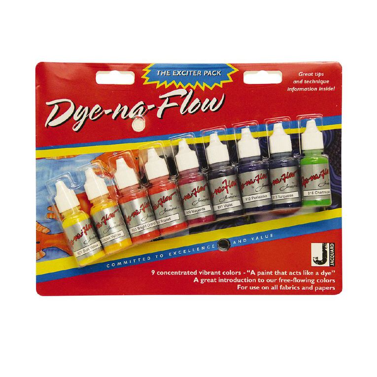 Jacquard Dye-Na-Flow Exciter Pack 9, , hi-res