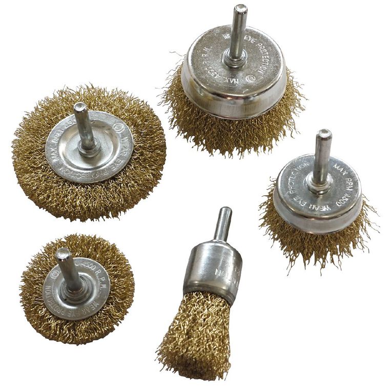 Mako Wire Brush Set 5 Piece, , hi-res