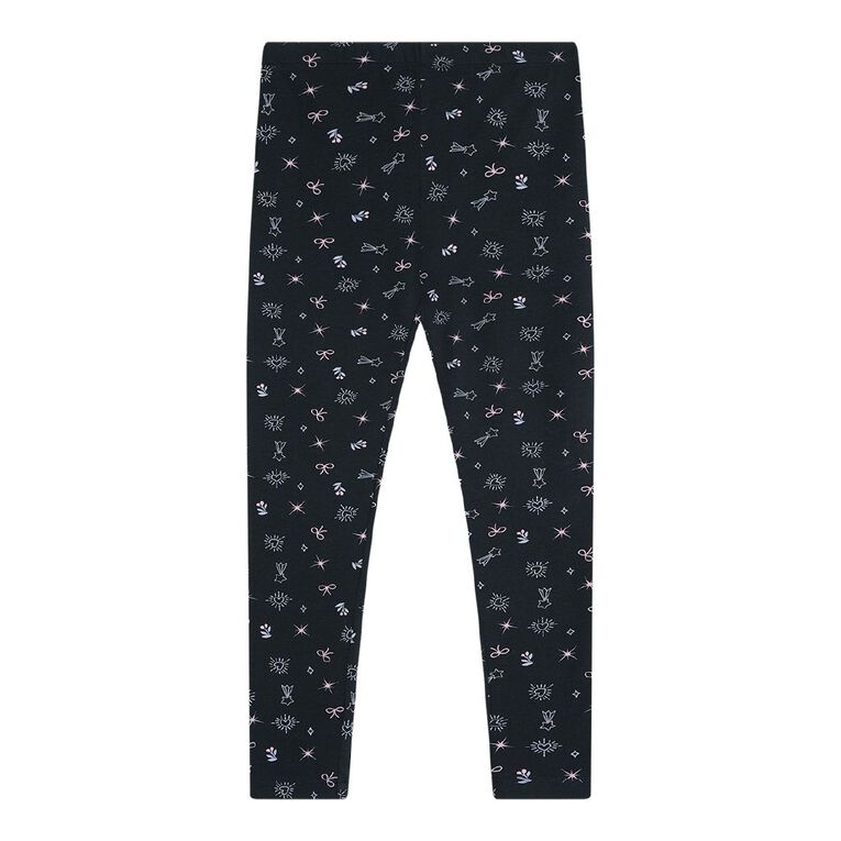 Young Original All Over Print Leggings, Black, hi-res