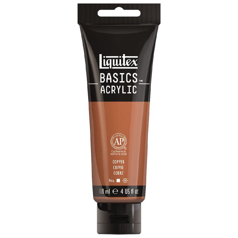 Liquitex Basics Acrylic 118ml Copper, , hi-res