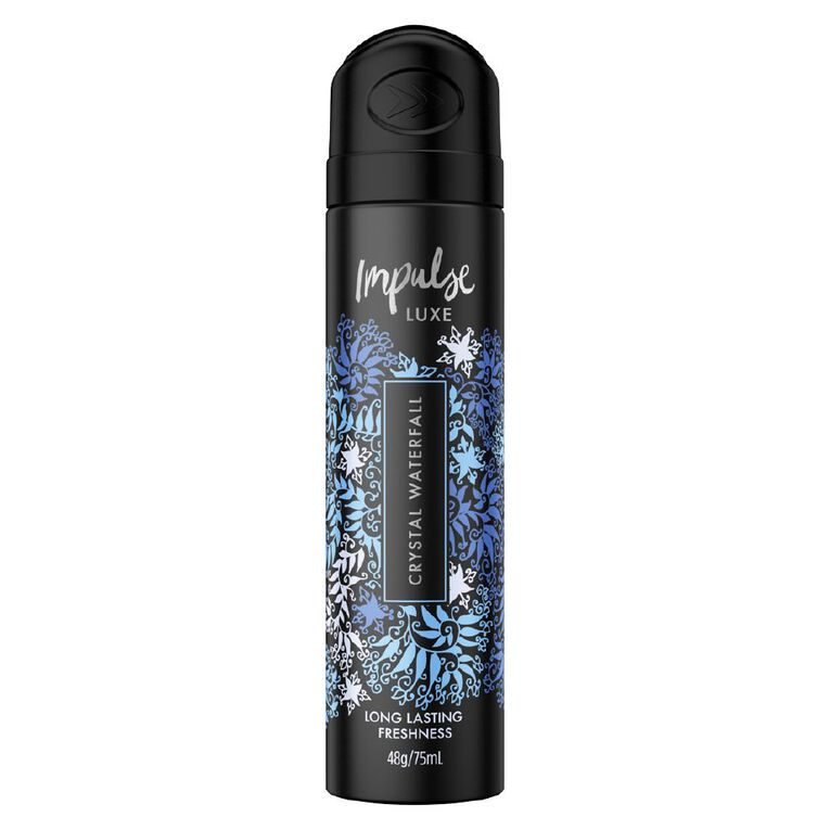 Impulse Luxe Body Spray Crystal Waterfall 75ml, , hi-res