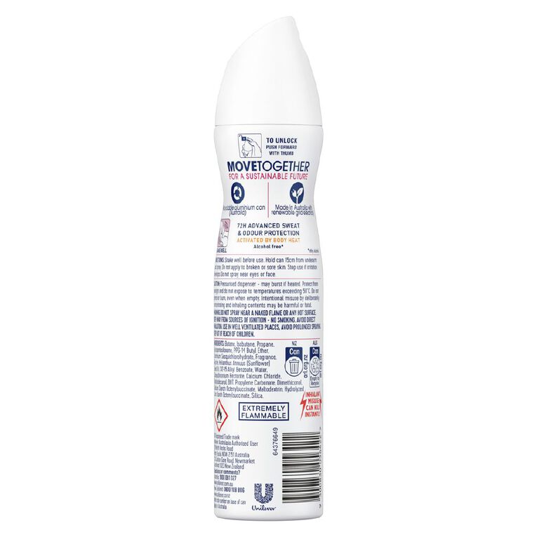 Rexona Woman Bright Bouquet Antiperspirant Adv Deodorant 220ml, , hi-res