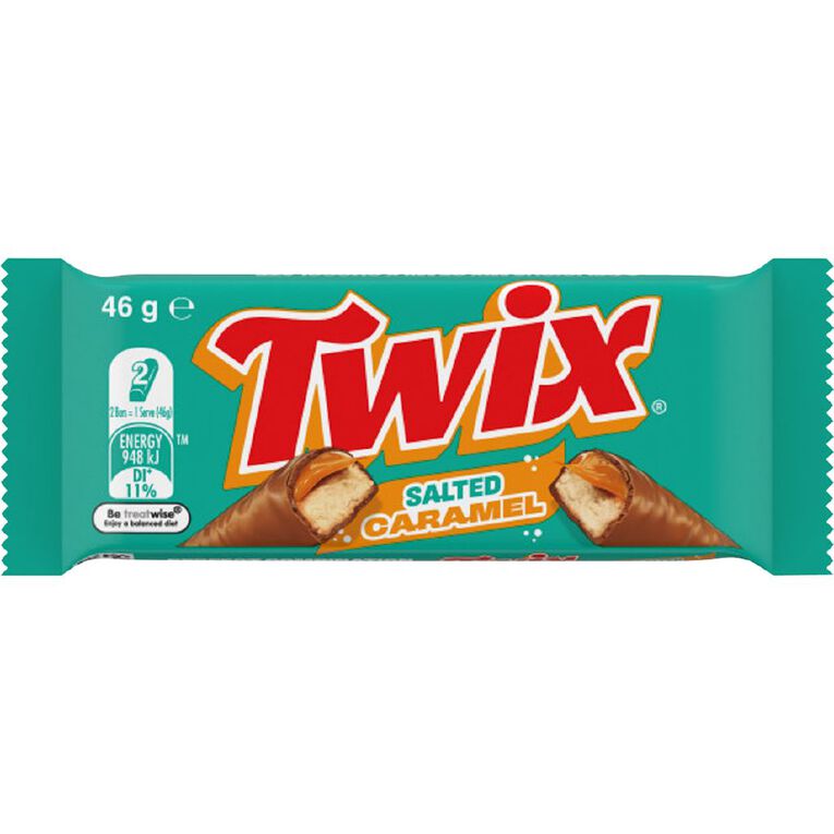 Twix Twin Salted Caramel, , hi-res
