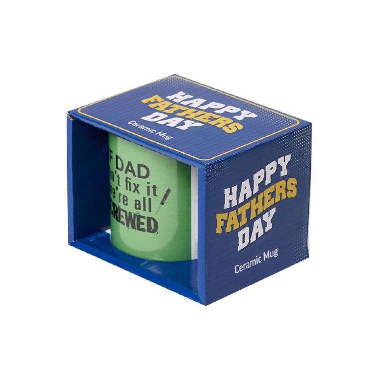 FY27 Mug Giftbox - Fix It Dad Green, , hi-res