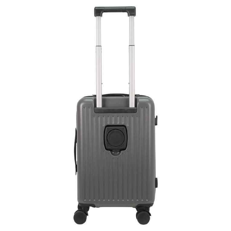Wander Hard Textured Carry On Suitcase with Dual Open, , hi-res