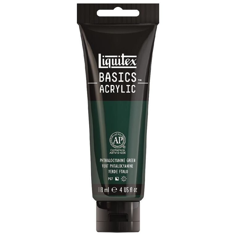 Liquitex Basics Acrylic 118ml Phthalo Green, , hi-res