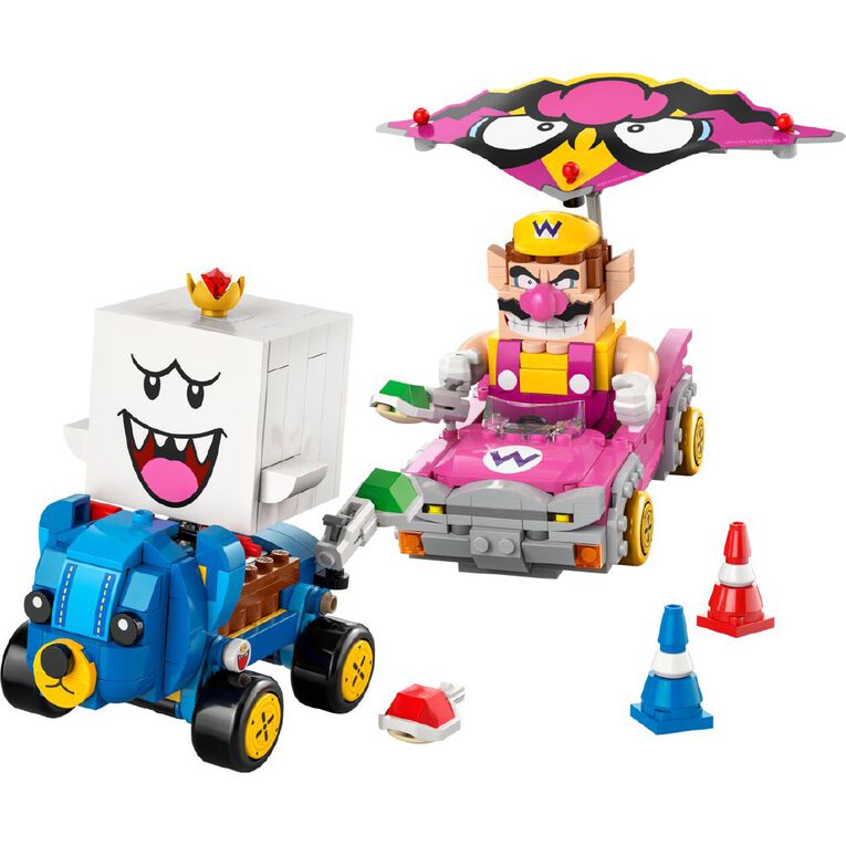 LEGO Super Mario Mario Kart Wario & King Boo 72038, , hi-res