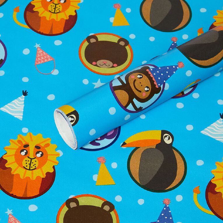 Party Inc Gift Wrap 60cm x 5m Assorted, , hi-res