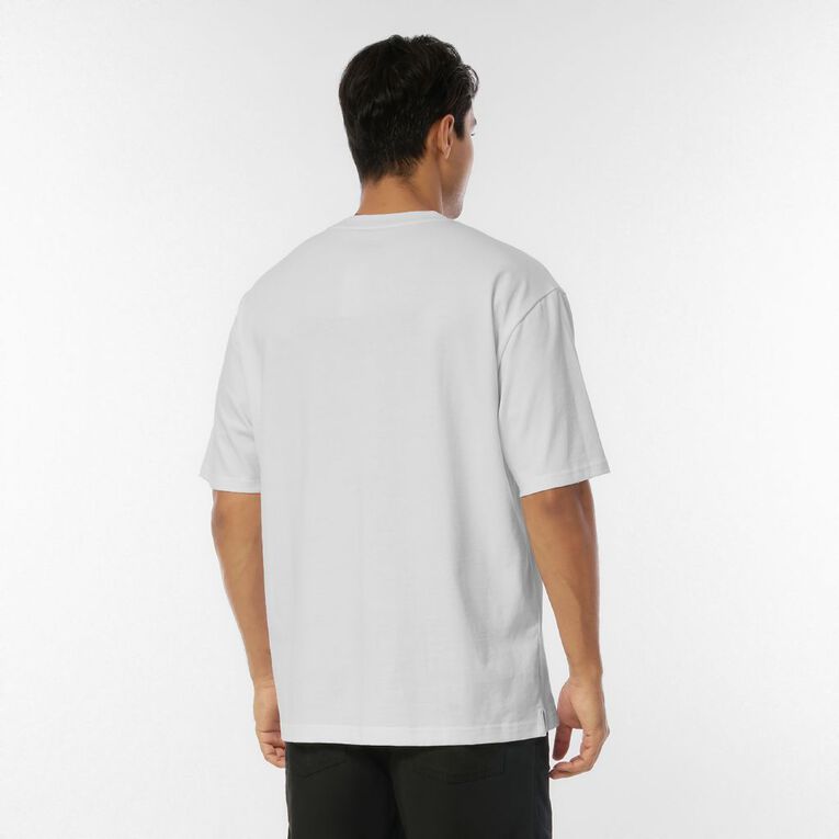 Garage Men's Heavyweight Boxy Tee, White, hi-res