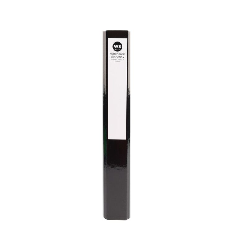 WS Ringbinder 2D 25mm Black A4, , hi-res