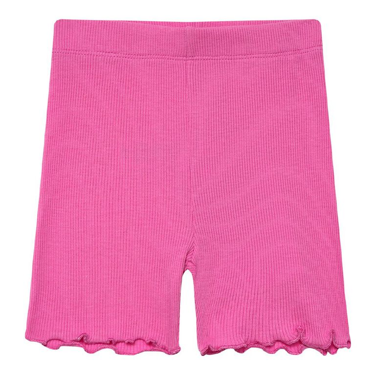 Young Original Preschool Plain Bike Shorts, Pink Mid, hi-res