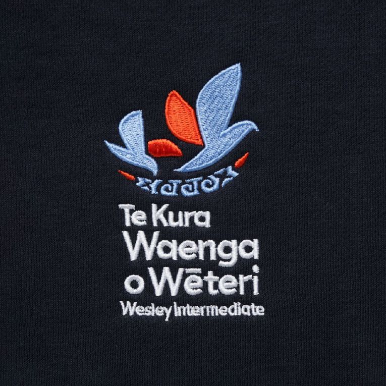 Schooltex Wesley Intermediate Hoodie with Embroidery, Navy, hi-res