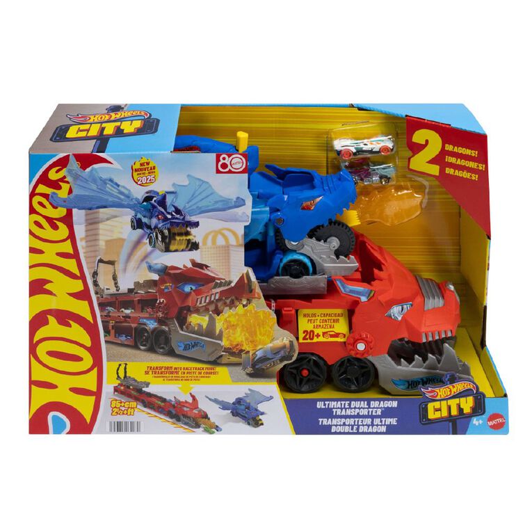 Hot Wheels City Ultimate Dual Dragon Hauler, , hi-res