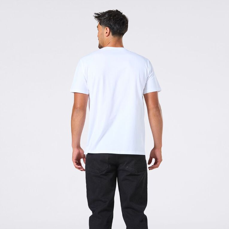 Black Ferns Adults' Short Sleeve Tee, White, hi-res