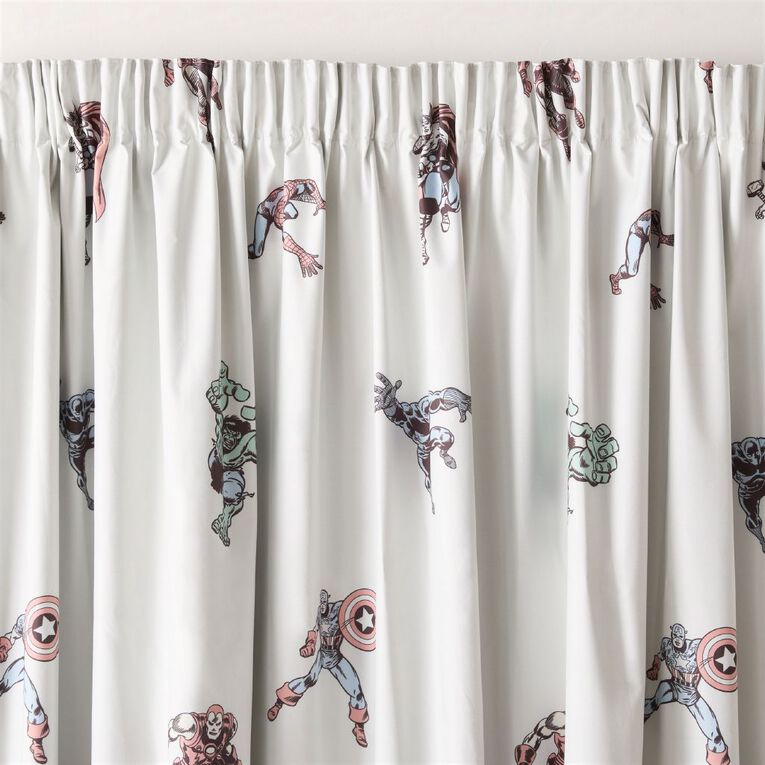 Marvel Curtains Green 150-230cm Wide/205cm Drop, , hi-res