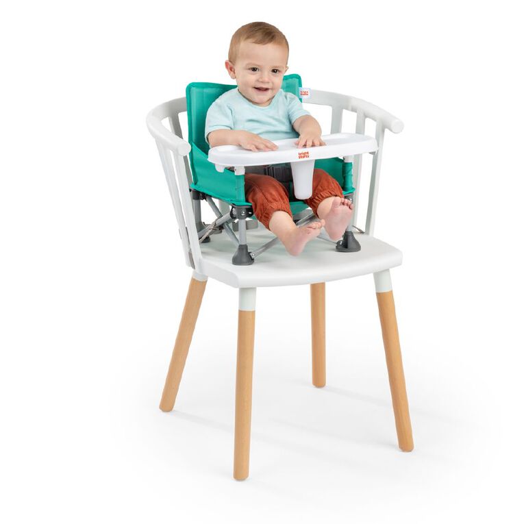 Bright Starts Pop N Sit Portable Booster Seat Teal, , hi-res