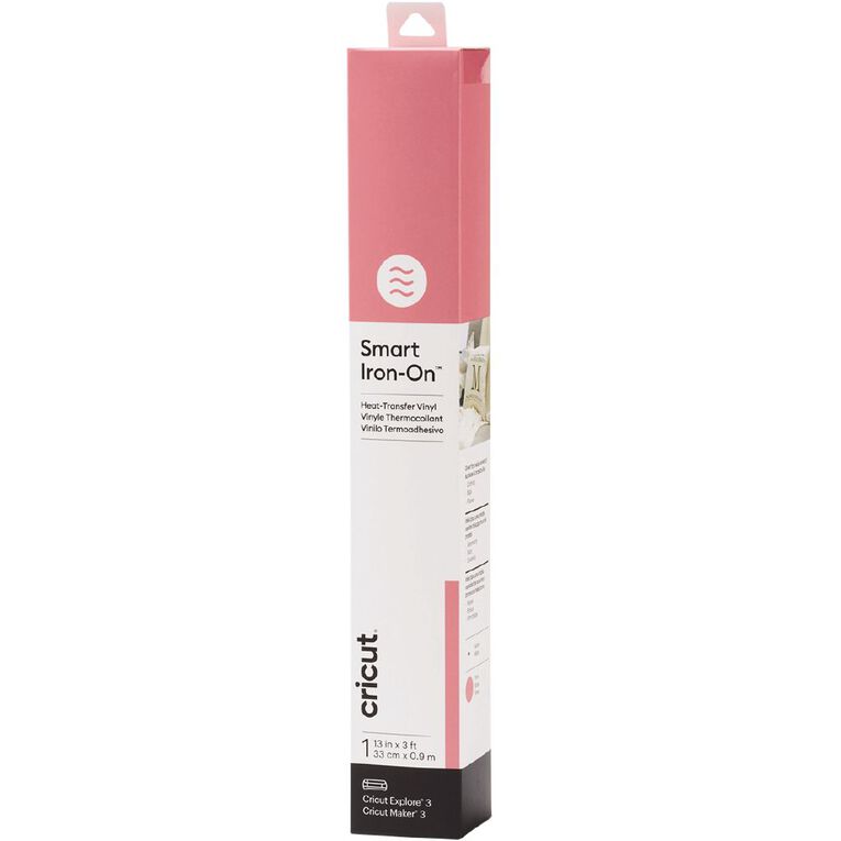 Cricut Smart Iron On Vinyl 13 Inch X  3 Feet Pink Mid, , hi-res