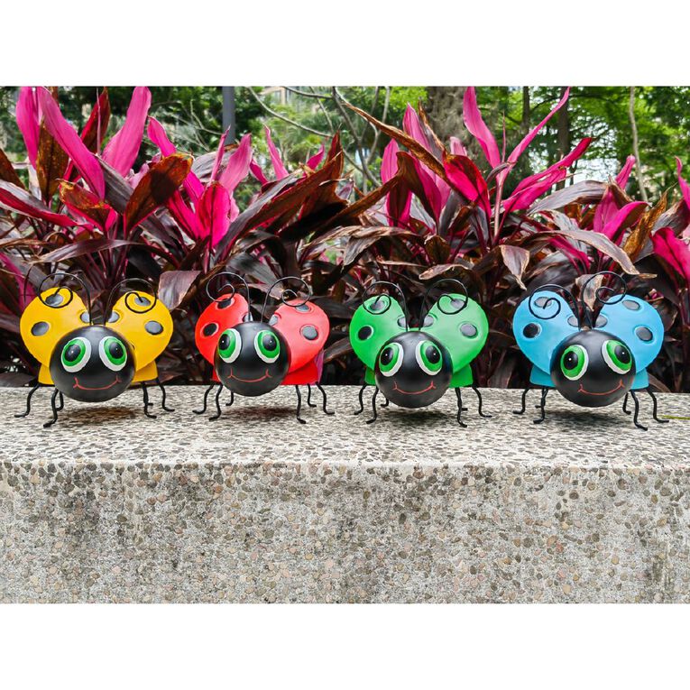 Kiwi Garden Metal Beetle Deco, , hi-res