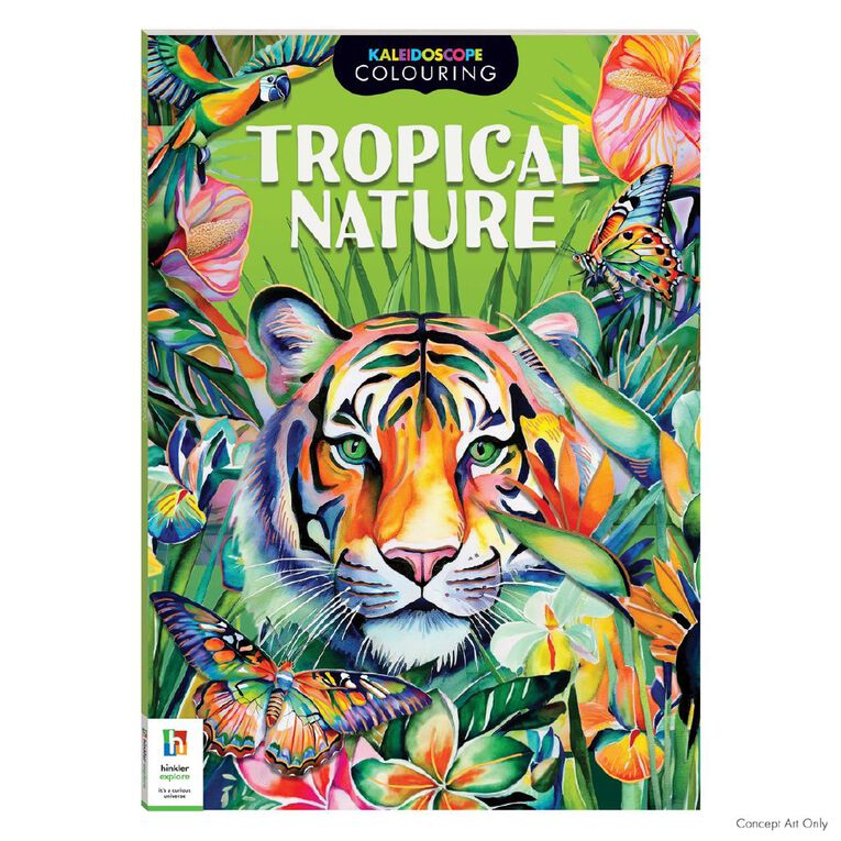Kaleidoscope Colouring: Tropical Nature, , hi-res