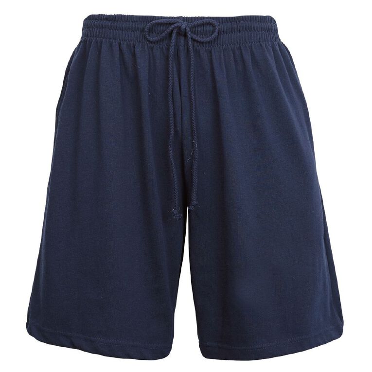 Schooltex Adults' Knit Shorts, Navy, hi-res