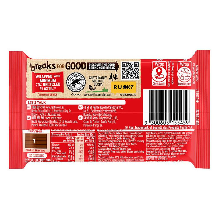 KitKat Milk 4 Finger 42g, , hi-res