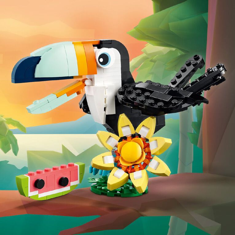 LEGO CREATOR Wild Animals Tropical Toucan 31173, , hi-res