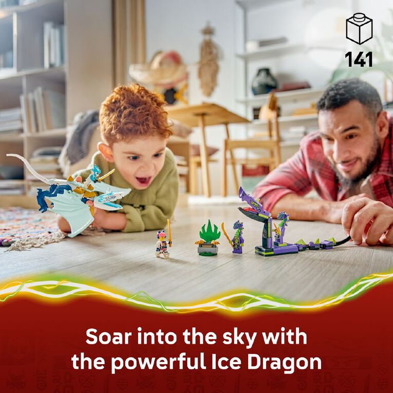 LEGO Ninjago Zanes Ice Dragon Verses Acid Monster Snake 71865, , hi-res