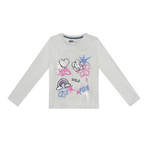 Young Original Relaxed Fit Long Sleeve Printed Tee