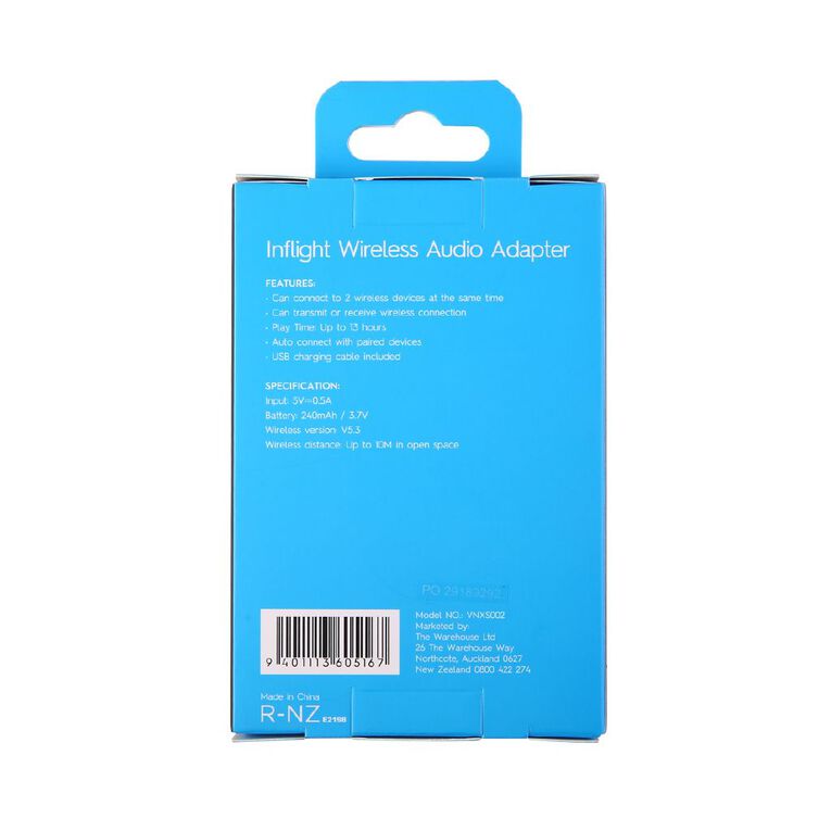 Veon Wireless Airline Adaptor White, , hi-res