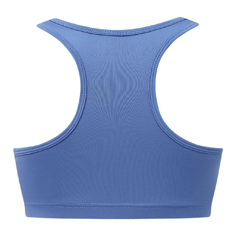 Active Intent Women's Low Impact Crop Top, Blue Mid, hi-res