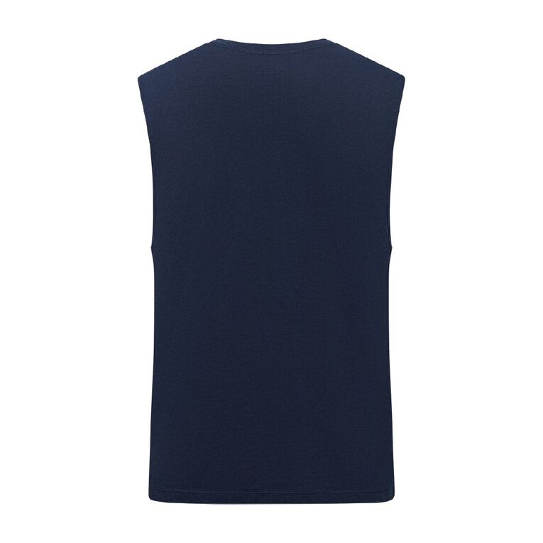 Active Intent Men's Muscle Tank, Blue Dark, hi-res