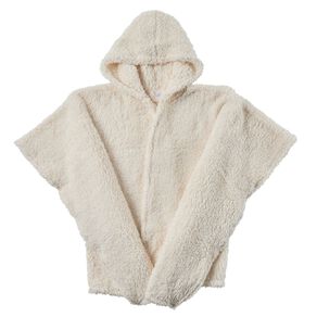 Living & Co Hooded Throw Sherpa White 127cm x 152cm