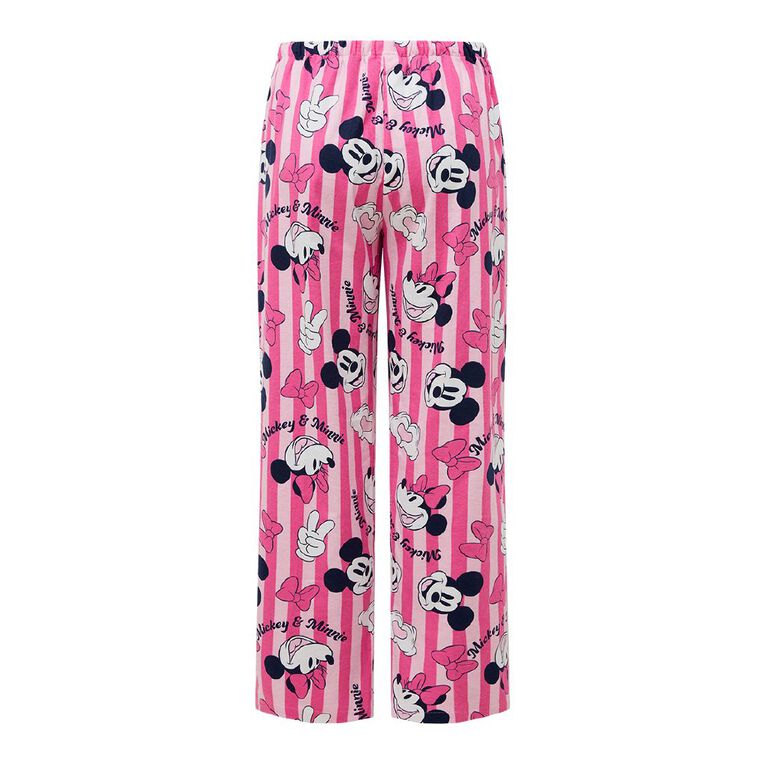 Minnie Mouse Women's' Flannelette Pyjama Pants, Pink Dark, hi-res