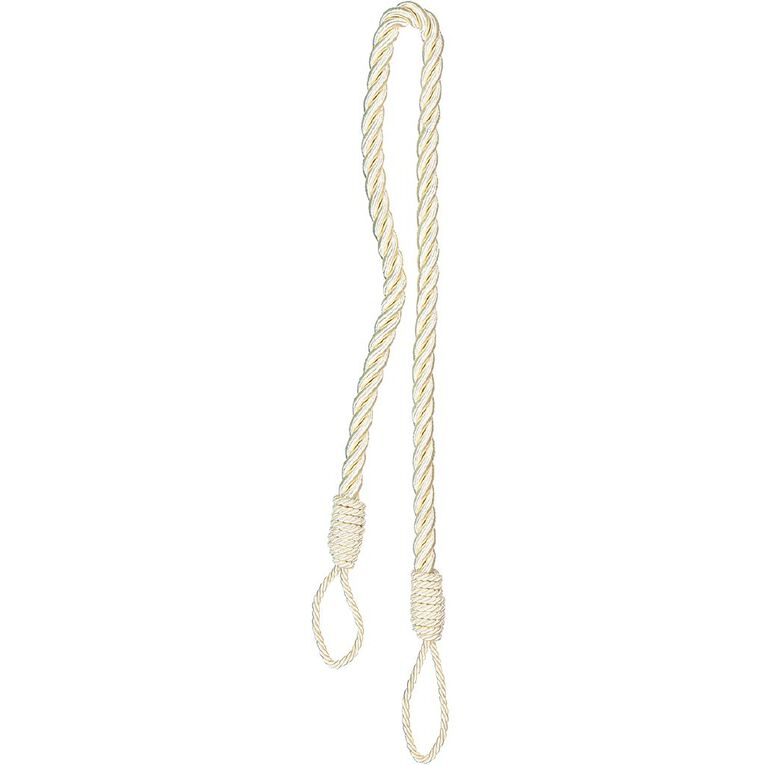 Living & Co Cord Tieback Yellow Light 65cm, Yellow Light, hi-res