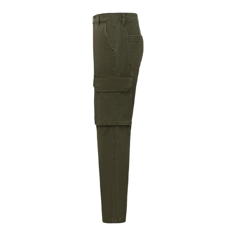 Garage Men's Relaxed Cargo Pants, Green Dark, hi-res