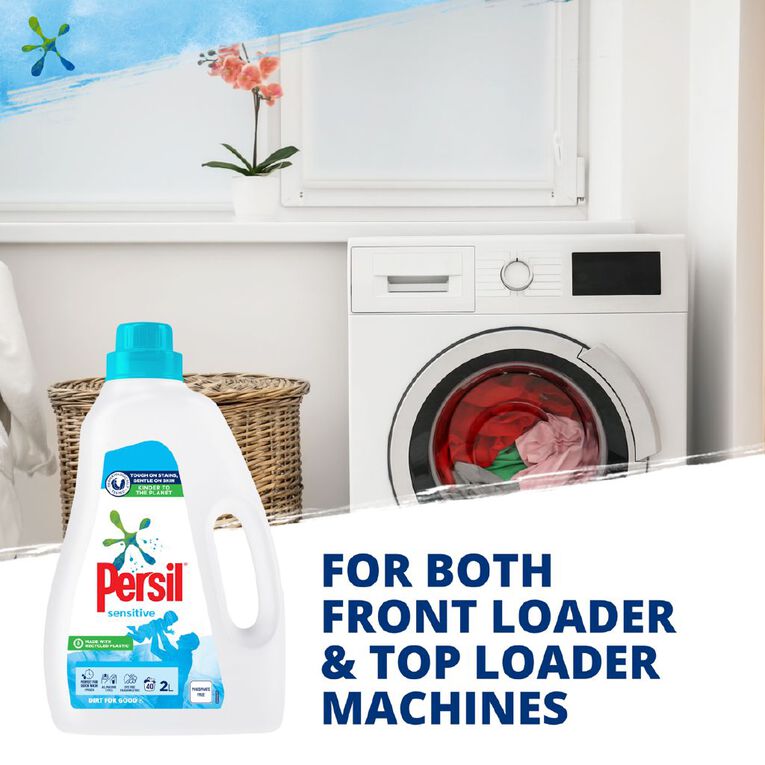 Persil Front & Top Loader Laundry Liquid Sensitive 2L, , hi-res