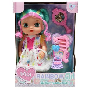 Toddler Doll Hair Green