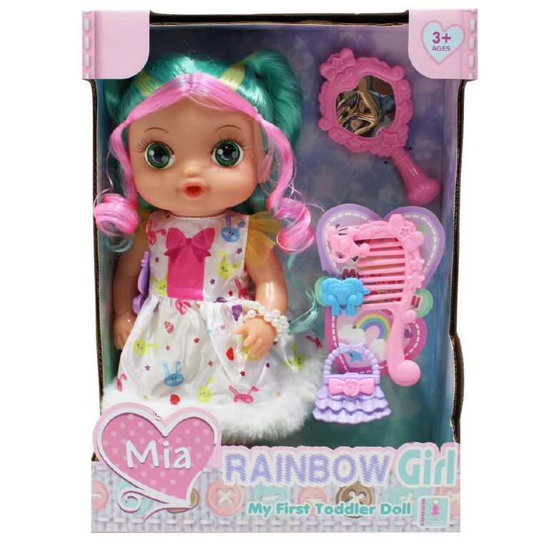 Toddler Doll Hair Green, , hi-res