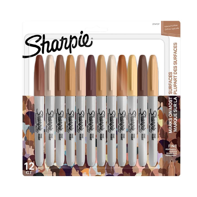 Sharpie Permanent Marker Fine Portrait 12 Pack, , hi-res