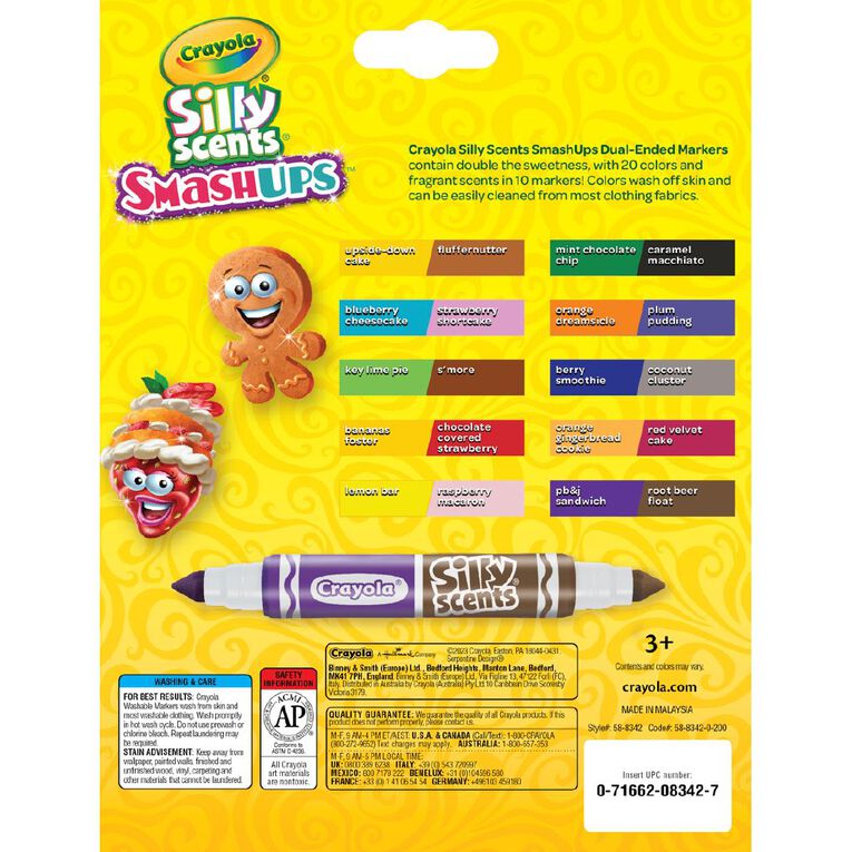 Crayola Smash Ups 10ct Dual Ended Markers, , hi-res