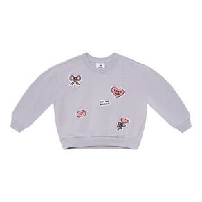 Young Original Toddler Girls' Embroidered Crew Sweatshirt