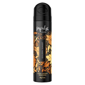 Impulse Luxe Body Spray Golden Sunset 75ml