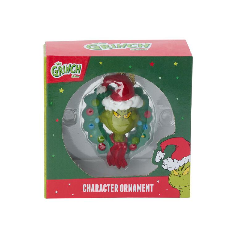 The Grinch 3D Wreath Christmas Tree Decoration, , hi-res