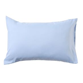 Living & Co Pillowcase Standard Microfibre 2 Piece Blue 48cm x 73cm