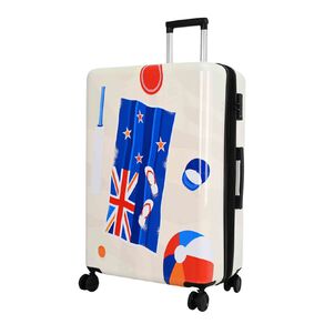 Glenn Jones 76cm Hard side Check In Suitcase New Zealand Flag