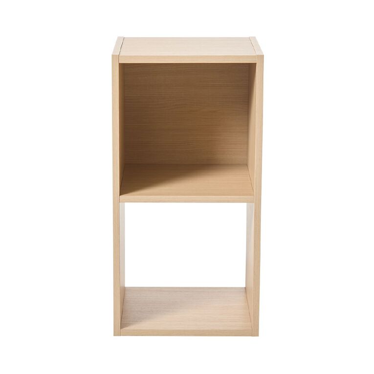 Living & Co Mason 2 Cube Storage Oak, , hi-res