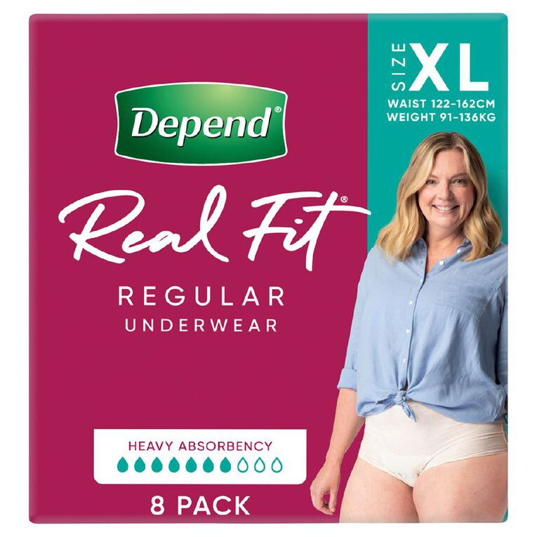 Depend Adultcare Realfit Female Underwear Extra Large, , hi-res