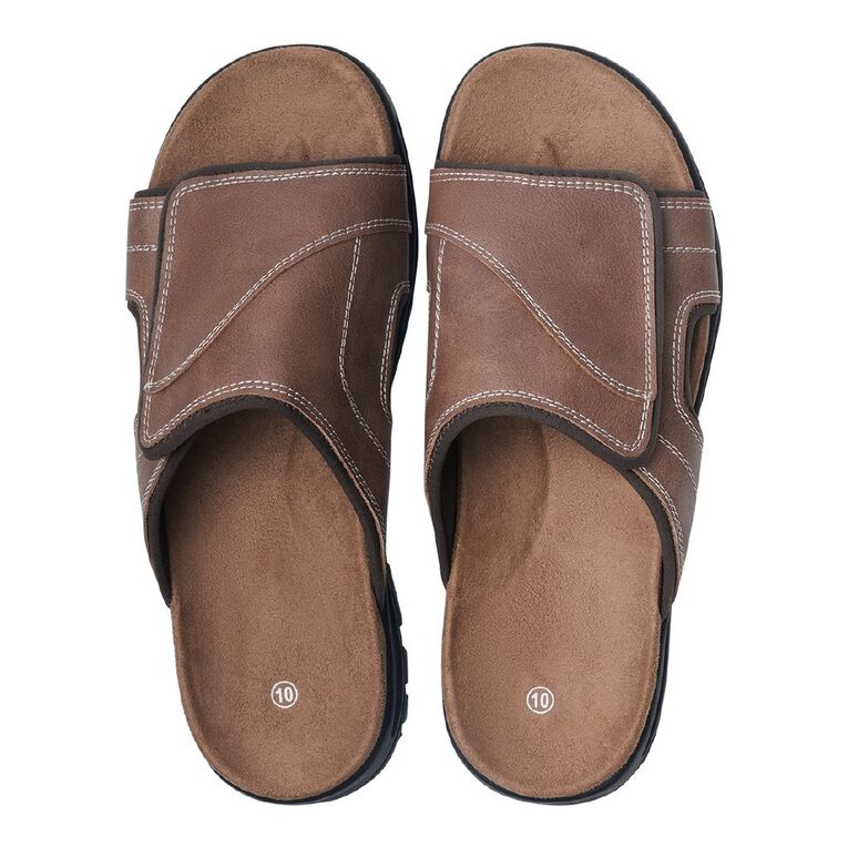 H&H Men's Shaun Sandals, Brown, hi-res