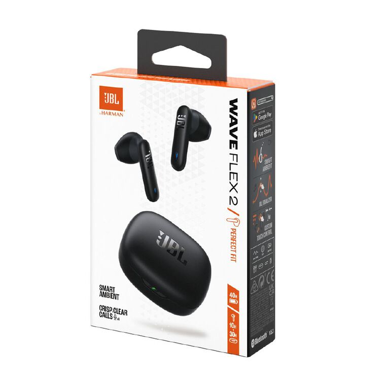 JBL Wave Flex 2 True Wireless Earbuds Black, , hi-res