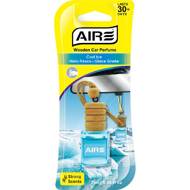 Aromate Car Wooden Air Freshner Cool Ice 7ml, , hi-res